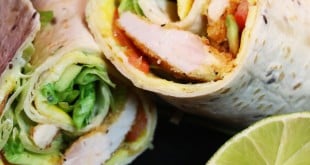 wrap au poulet croustillant