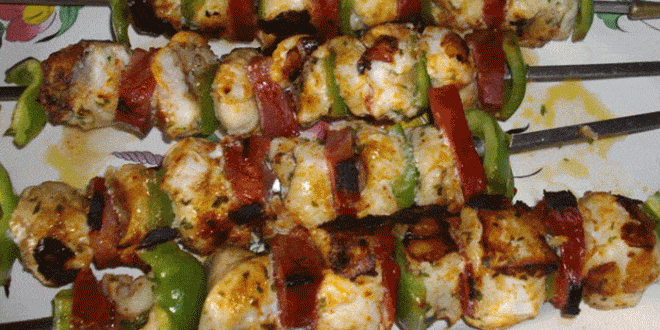 brochettes de lottes