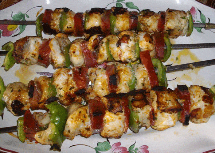 brochettes de lottes