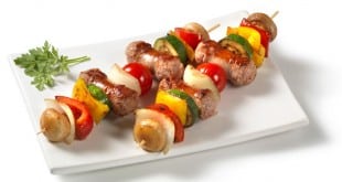 brochettes de saucisses