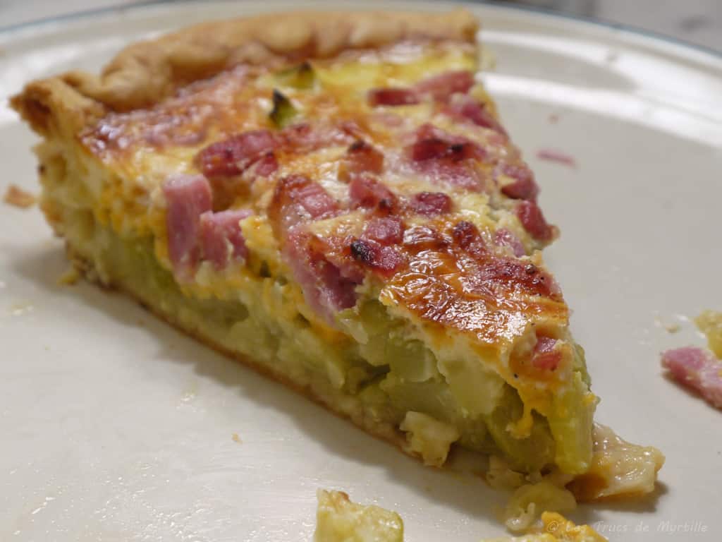 Quiche aux courgettes et aux lardons