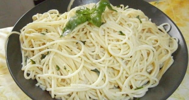 spaghettis à l'ail