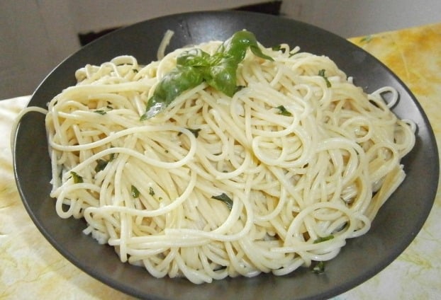 spaghettis à l'ail