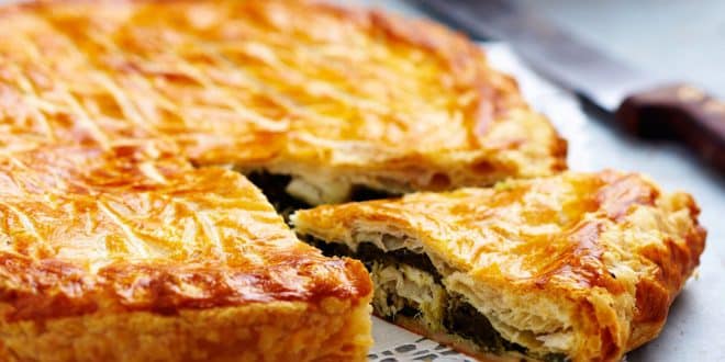 tourte aux champignons