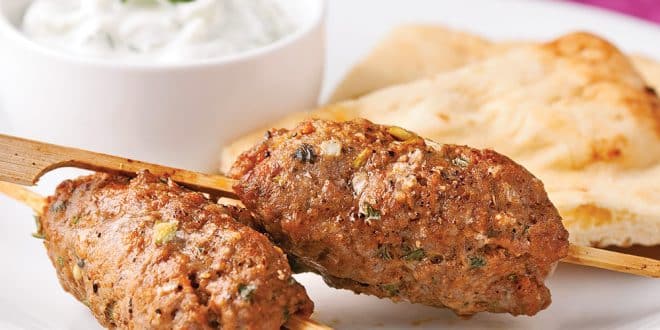 brochettes de boulettes de veau