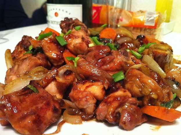 Poulet en sauce