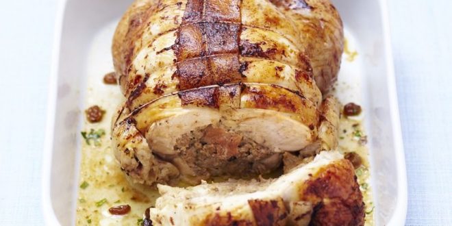 poulet farci au foie gras