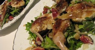 salade de caille au foie gras