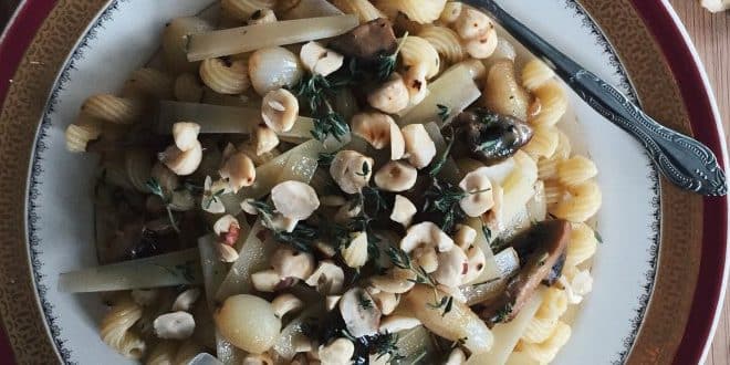 salade de pâtes aux noisettes recette