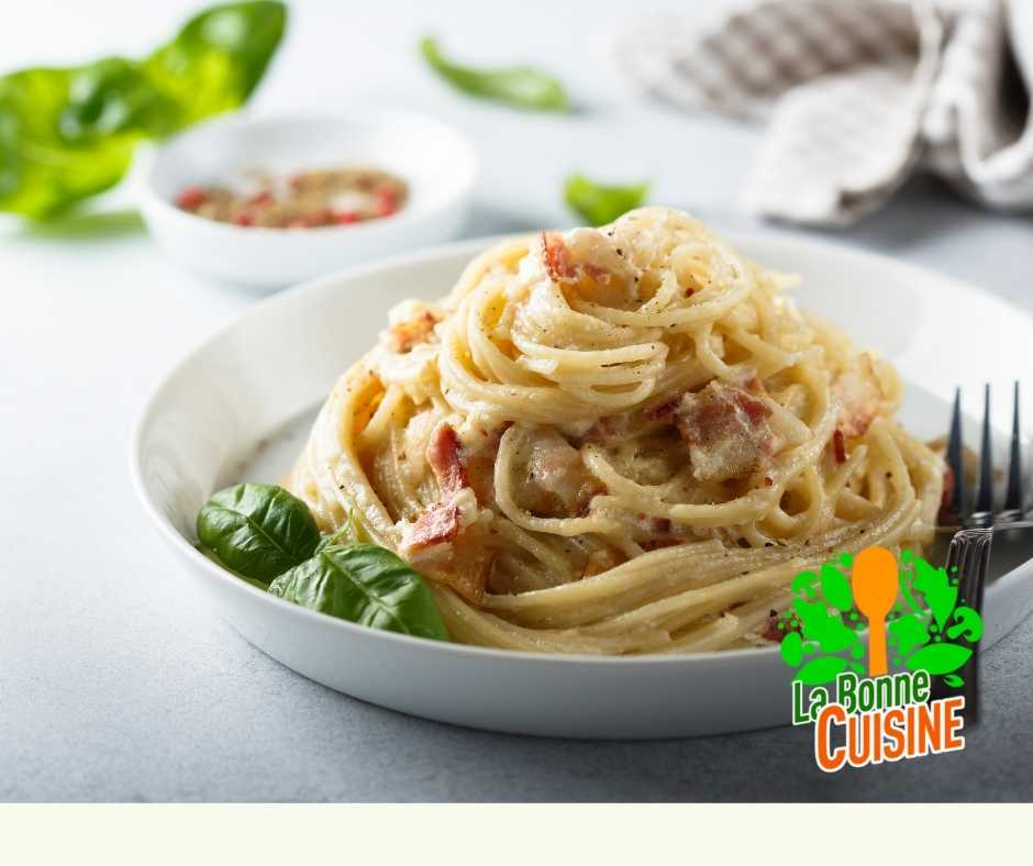 Pâte carbonara… 5 ingrédients et pas de crème