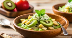 salade de kiwis au gingembre