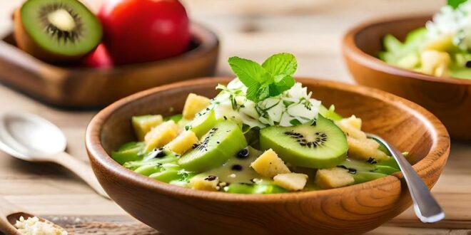 salade de kiwis au gingembre