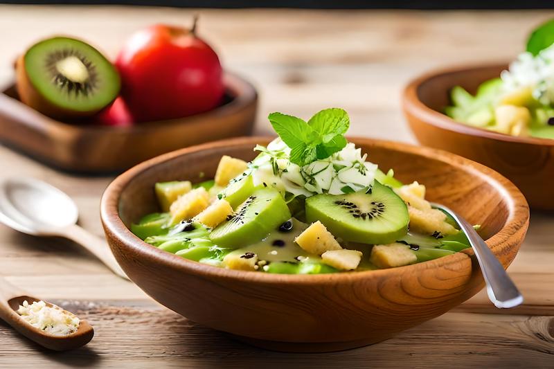 salade de kiwis au gingembre