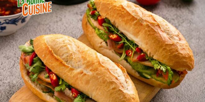 sandwich au poulet à la vietnamienne