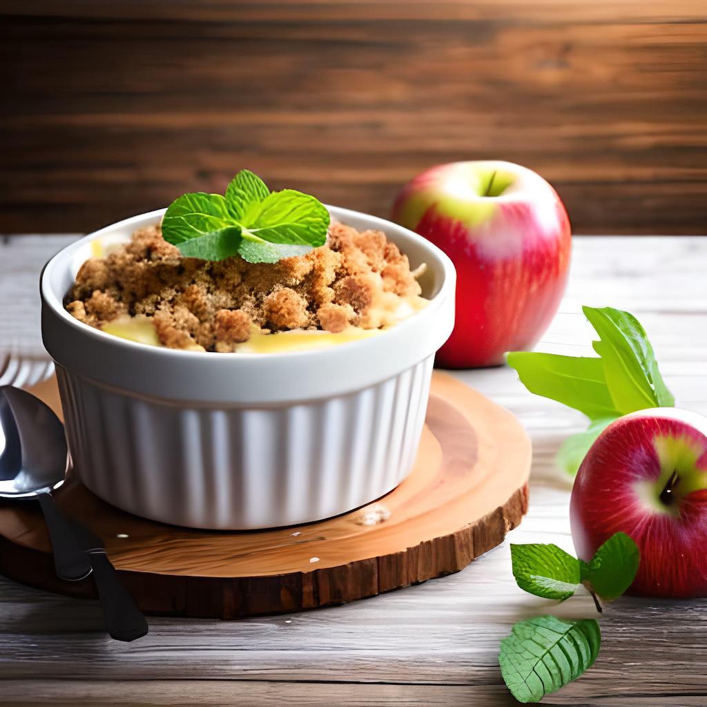 Le crumble aux pommes