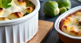 recette gratin choux de bruxelles bechamel