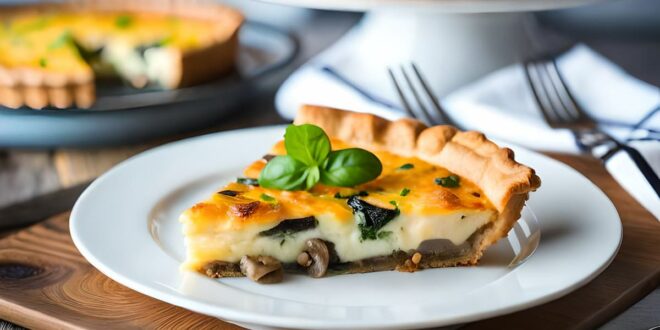 recette quiche aux champignons